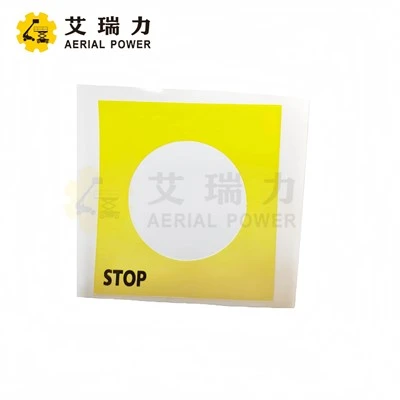 DECAL, EMERGENCY STOP, GR. 72143 FOR GENIE manufacturers