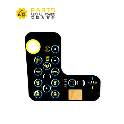 Наклейка, панель управления платформой 09140047 Dingli